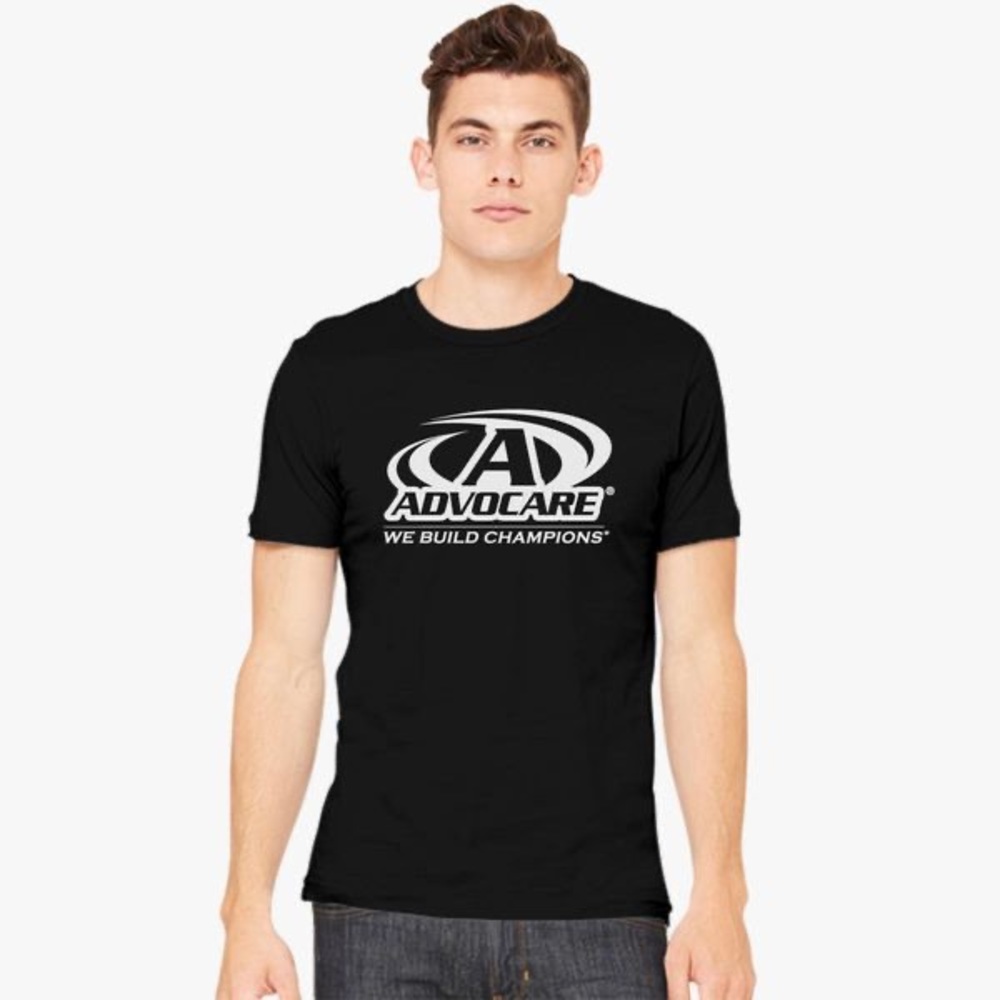 AdvoCare | Solid Black “We Build Champions” shirt